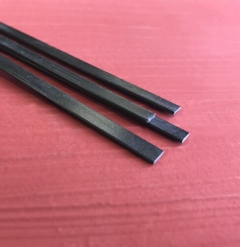 Karbon Fiber Şerit T: 1mm x 5mm - 1